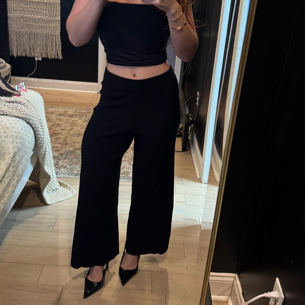 Marled pants